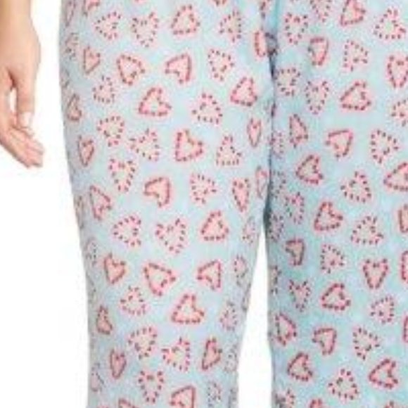 NWT NYC UNDERGROUND HOLIDAY PLUSH LOUNGE PANTS - Candy Cane - M - Picture 2 of 4